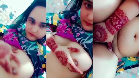 Image of Pakistani Pashto girl showcases big boobs and toys on cam-Linkwallah.com